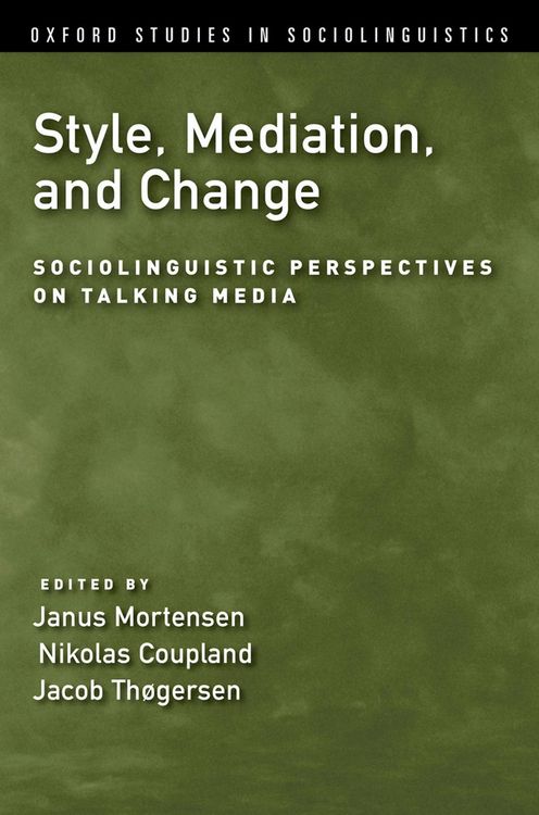 Produktbild: Style, Mediation, and Change