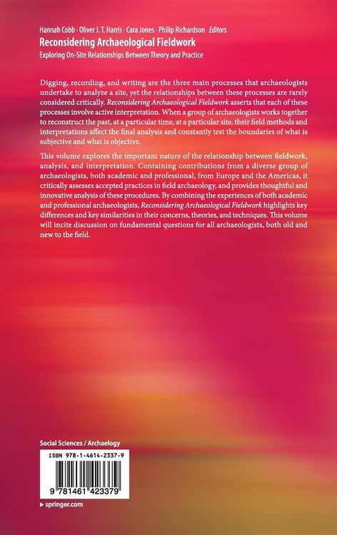 Produktbild: Reconsidering Archaeological Fieldwork