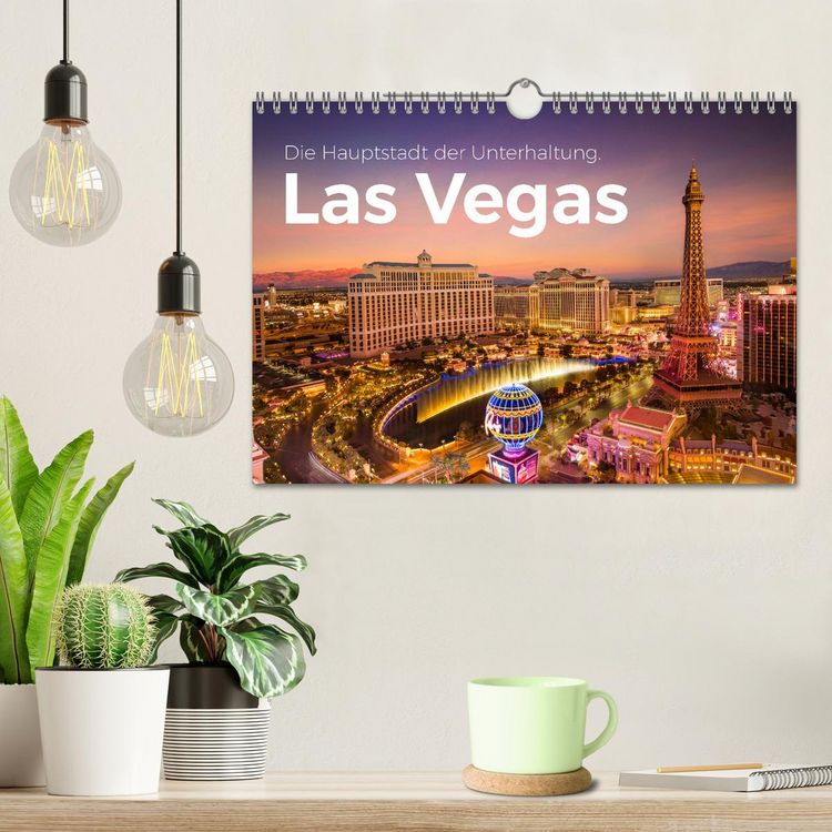 Produktbild: Las Vegas - Die Hauptstadt der Unterhaltung. (Wandkalender 2026 DIN A4 quer), CALVENDO Monatskalender