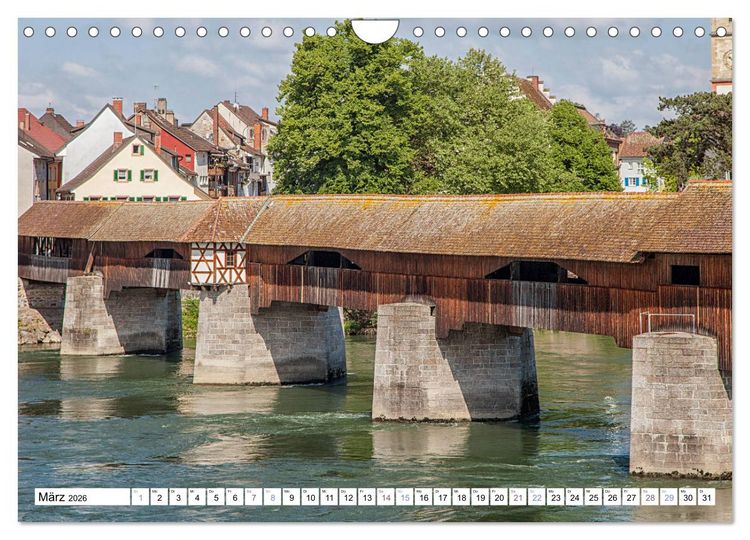 Produktbild: Bad S&auml;ckingen - St&auml;dtle am Hochrhein (Wandkalender 2026 DIN A4 quer), CALVENDO Monatskalender