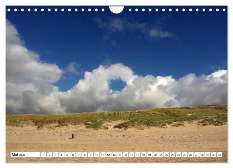 Produktbild: Callantsoog (Wandkalender 2026 DIN A4 quer), CALVENDO Monatskalender