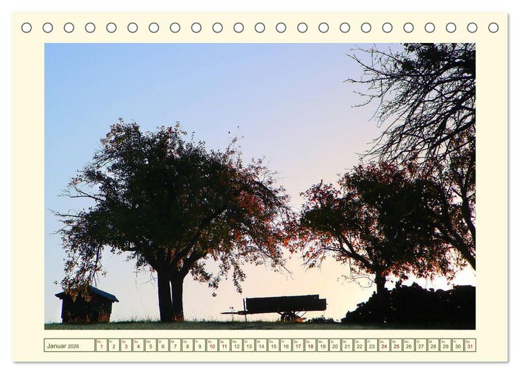 Produktbild: Mein sch&ouml;nes Land - Landliebe Wetterau (Tischkalender 2026 DIN A5 quer), CALVENDO Monatskalender