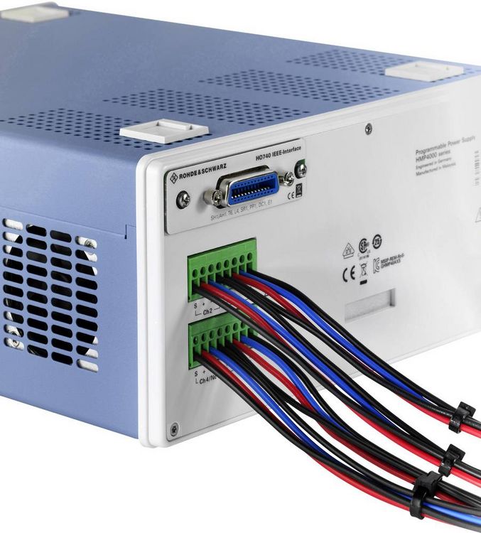 Produktbild: Rohde & Schwarz HMP4040 Labornetzger&auml;t, einstellbar 32 V (max.) 10 A (max.) 384 W fernsteuerbar, programmierbar Anzahl Ausg&auml;nge 4 x