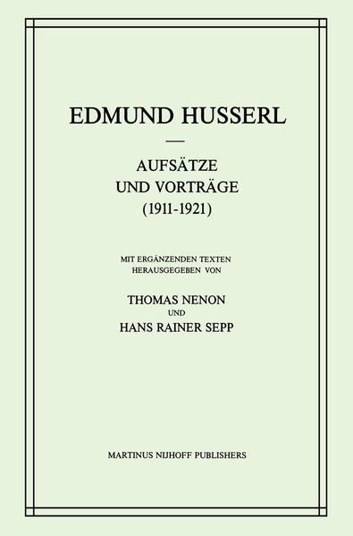 Produktbild: Aufs&auml;tze und Vortr&auml;ge (1911&ndash;1921)