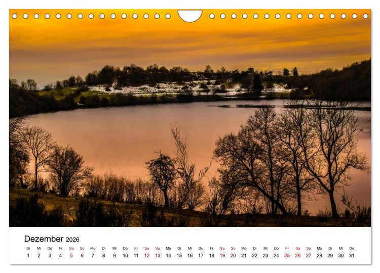 Produktbild: Sehenswertes in der Eifel - Die sch&ouml;nsten Maare (Wandkalender 2026 DIN A4 quer), CALVENDO Monatskalender
