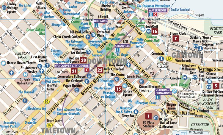 Produktbild: Vancouver, Borch Map