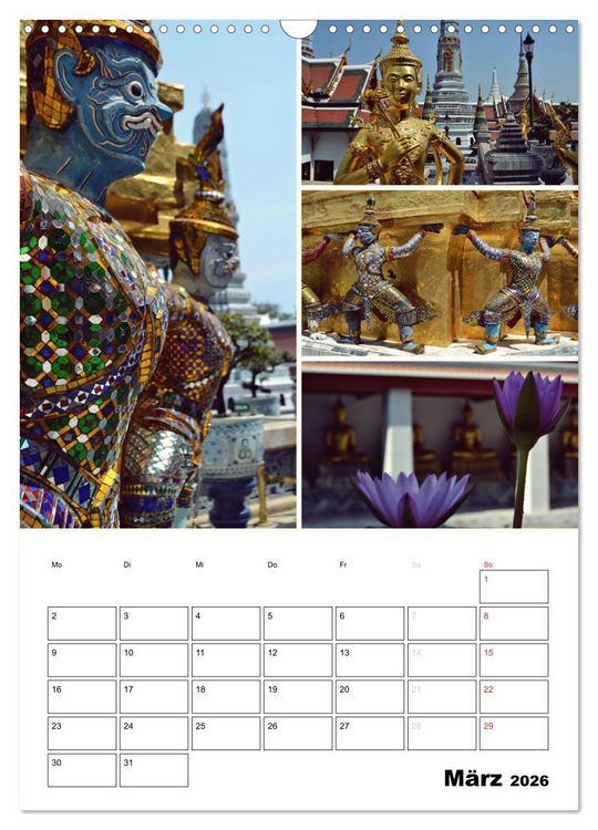 Produktbild: Das bunte Leben in Thailand (Wandkalender 2026 DIN A3 hoch), CALVENDO Monatskalender