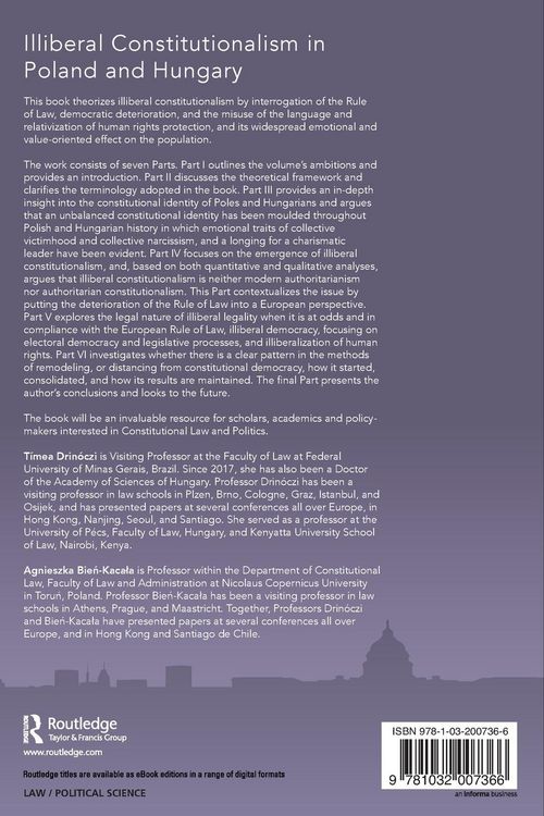 Produktbild: Illiberal Constitutionalism in Poland and Hungary