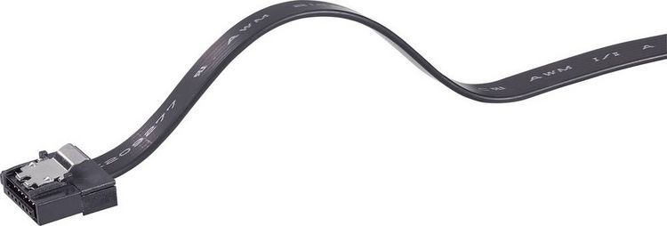 Produktbild: Renkforce Festplatten Anschlusskabel [1x SATA-Buchse 7pol. - 1x SATA-Buchse 7pol.] 0.50 m Schwarz