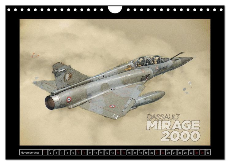 Produktbild: Aero Action Art - Luftfahrt Kunst (Wandkalender 2026 DIN A4 quer), CALVENDO Monatskalender