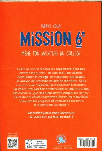 Produktbild: Mission 6e : m&egrave;ne ton aventure au coll&egrave;ge