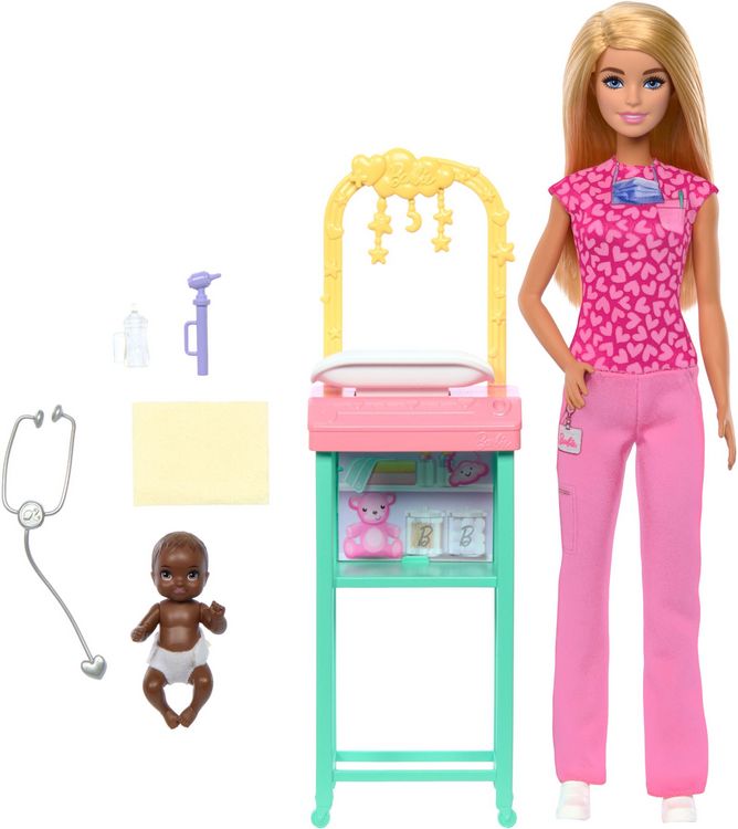 Produktbild: Barbie Nurturing Playset: Kinder&auml;rztin