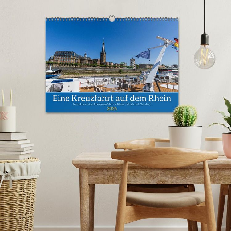Produktbild: Eine Kreuzfahrt auf dem Rhein (Wandkalender 2026 DIN A3 quer), CALVENDO Monatskalender