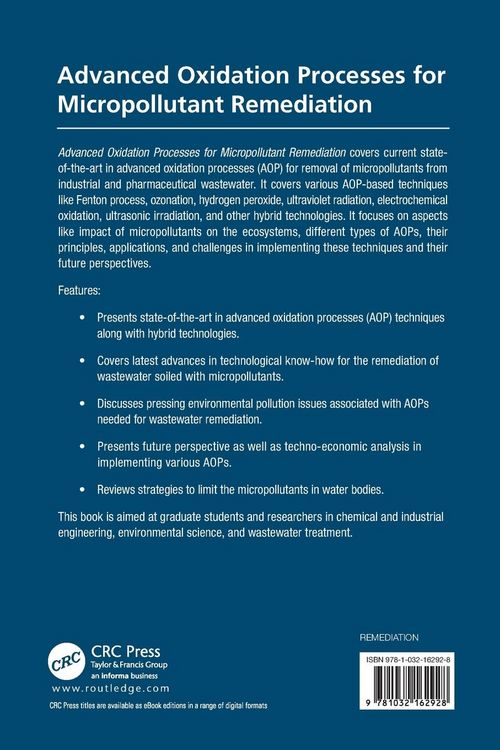 Produktbild: Advanced Oxidation Processes for Micropollutant Remediation