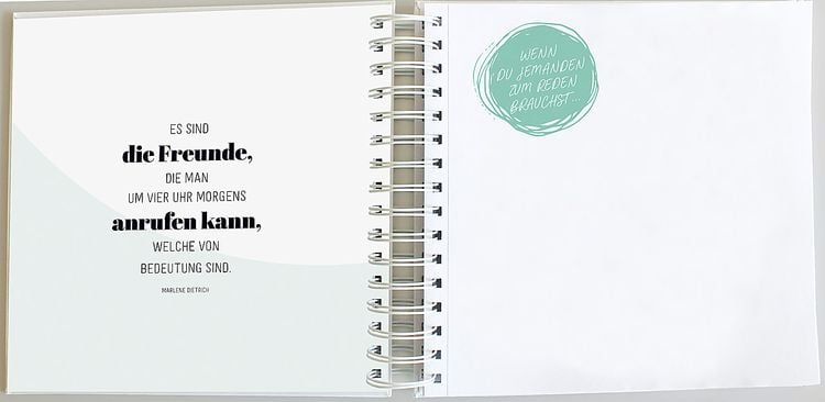 Produktbild: Wenn-Buch für dich – An dich gedacht – Für dich gemacht