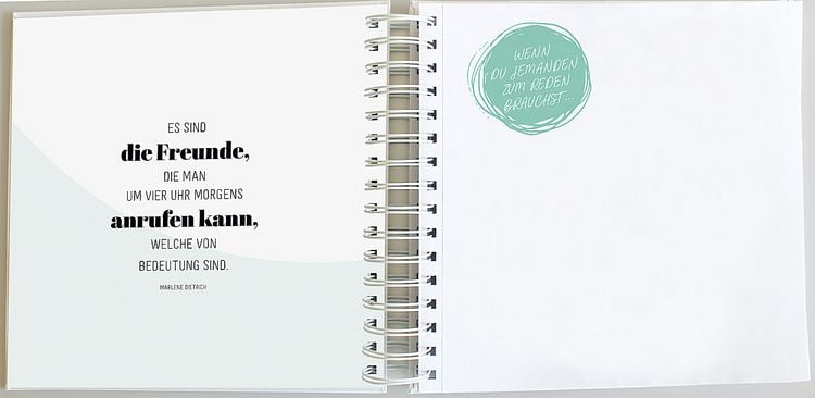 Produktbild: Wenn-Buch f&uuml;r dich &ndash; An dich gedacht &ndash; F&uuml;r dich gemacht