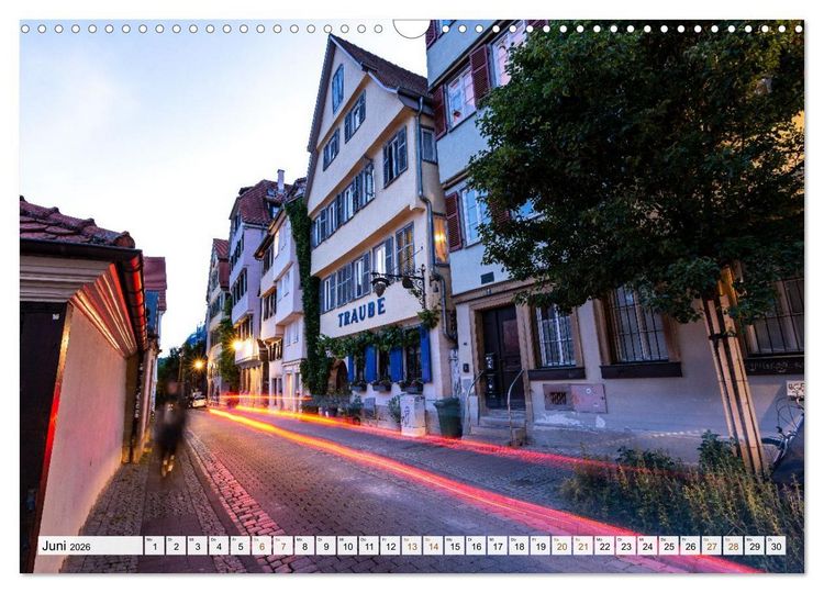 Produktbild: Nachts in T&uuml;bingen (Wandkalender 2026 DIN A3 quer), CALVENDO Monatskalender