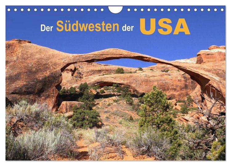 Produktbild: Der S&uuml;dwesten der USA (Wandkalender 2026 DIN A4 quer), CALVENDO Monatskalender