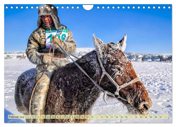 Produktbild: Reise durch Asien - Mongolei (Wandkalender 2026 DIN A4 quer), CALVENDO Monatskalender