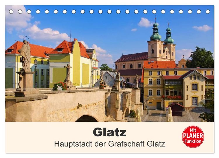 Produktbild: Glatz - Hauptstadt der Grafschaft Glatz (Tischkalender 2026 DIN A5 quer), CALVENDO Monatskalender