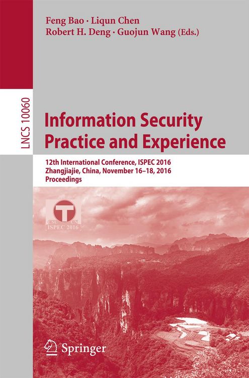 Produktbild: Information Security Practice and Experience