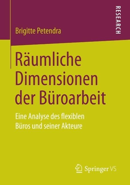 Produktbild: R&auml;umliche Dimensionen der B&uuml;roarbeit