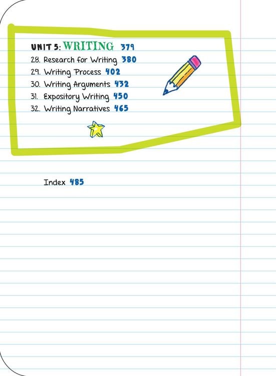 Produktbild: Everything You Need to Ace English Language Arts in One Big Fat Notebook