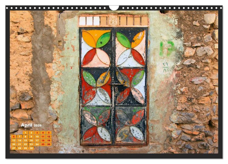 Produktbild: OMAN - Farbenfrohe orientalische T&uuml;ren (Wandkalender 2026 DIN A3 quer), CALVENDO Monatskalender