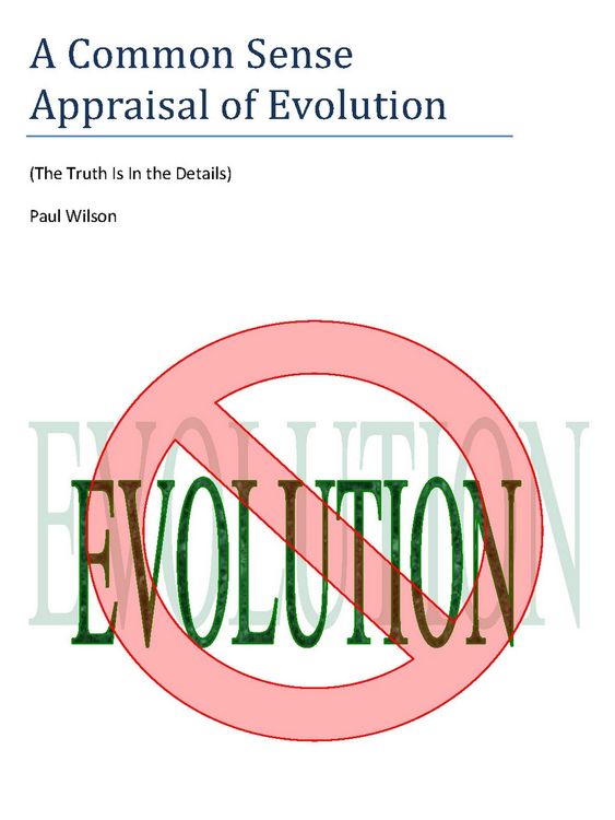 Produktbild: A Common Sense Appraisal of Evolution