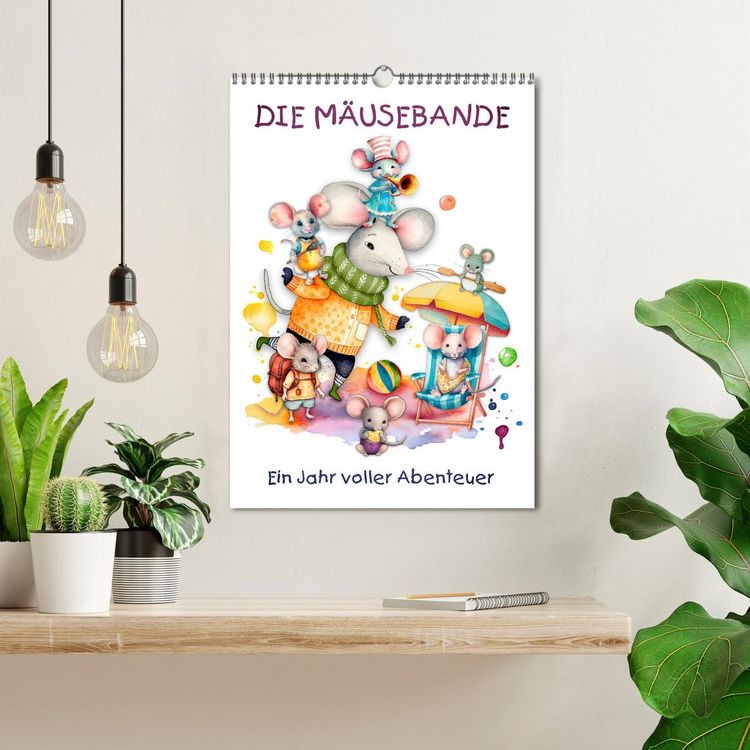 Produktbild: Die M&auml;usebande (Wandkalender 2026 DIN A3 hoch), CALVENDO Monatskalender
