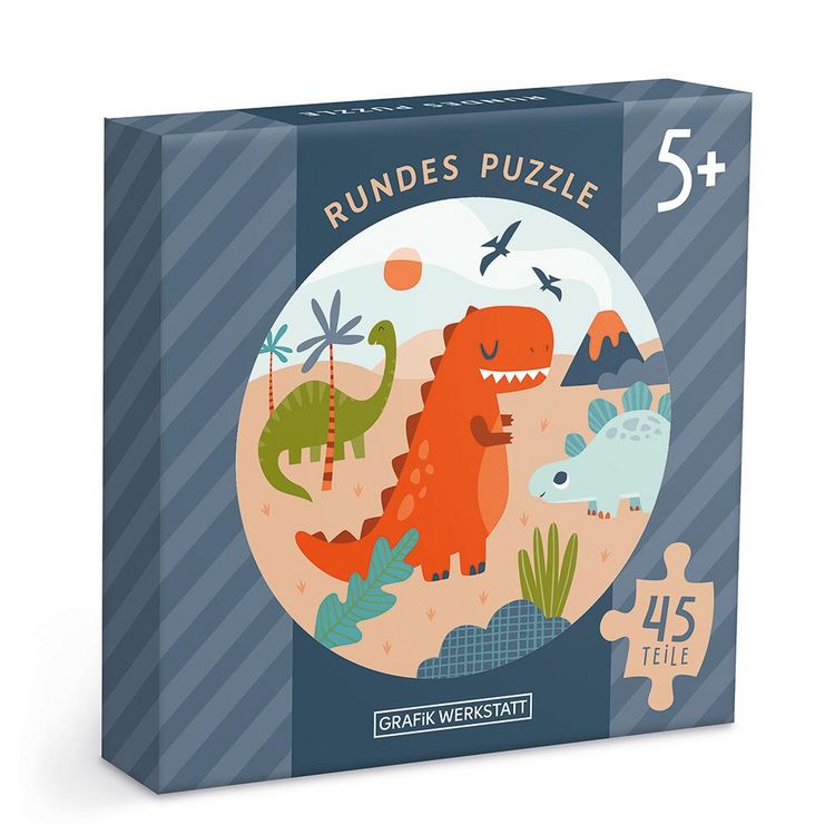 Produktbild: Rundes Puzzle Dino