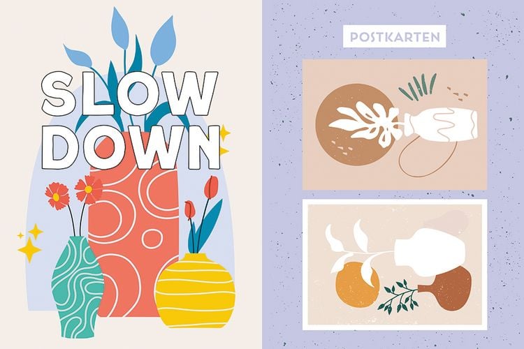Produktbild: Flow&reg; Ausmalbuch. Floral Edition