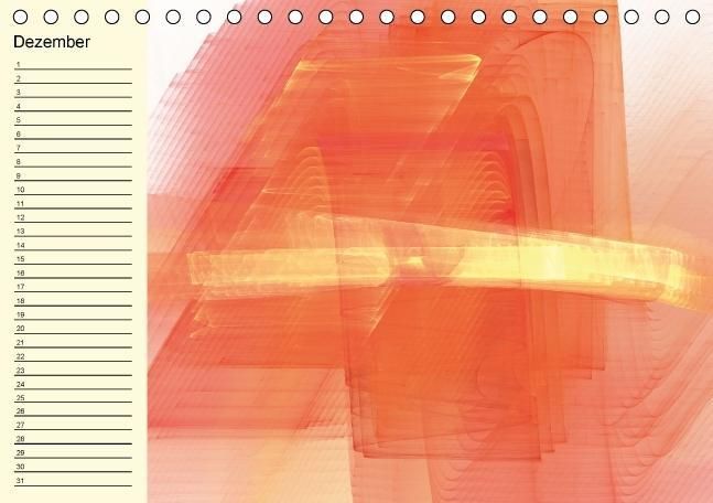 Produktbild: Fraktale Kunst 2/Geburtstagskalender (Tischkalender immerw&auml;hrend DIN A5 quer)