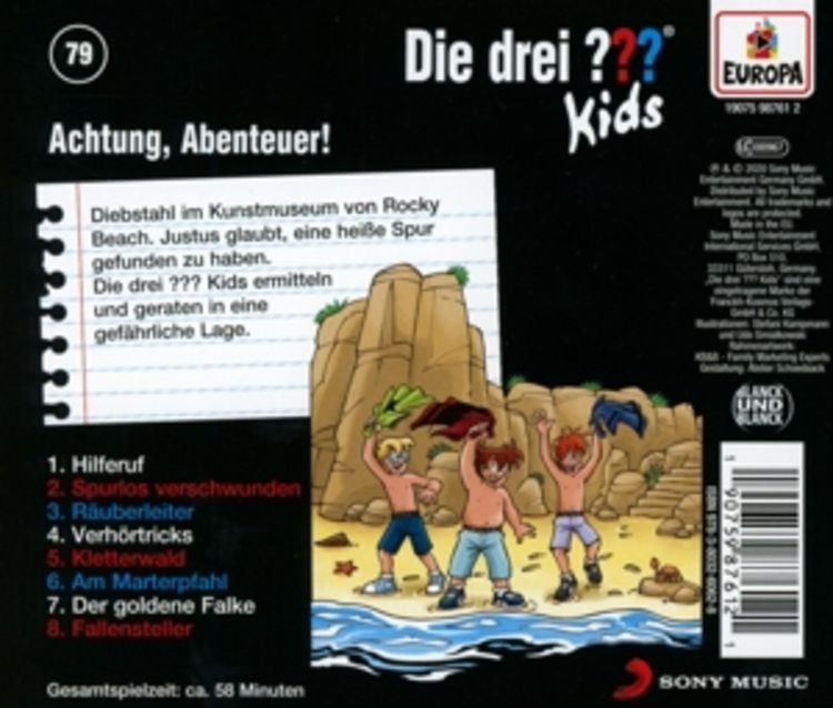 Produktbild: Die drei ??? Kids 79: Achtung, Abenteuer