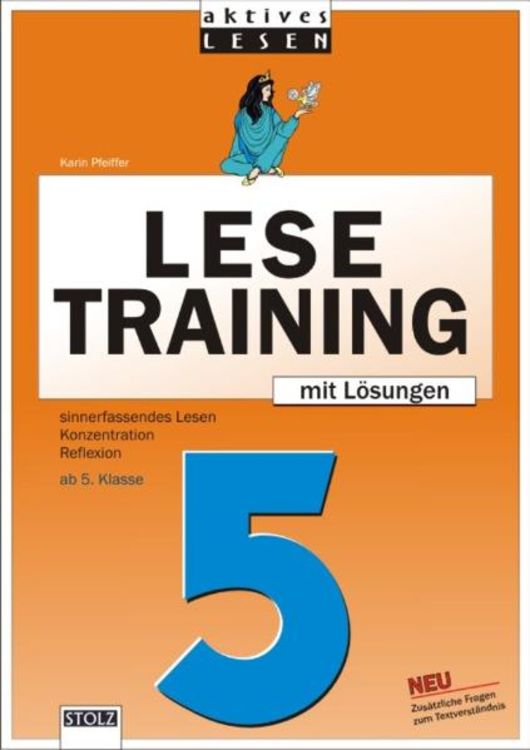 Produktbild: Lustiges Lesetraining 5. Schuljahr