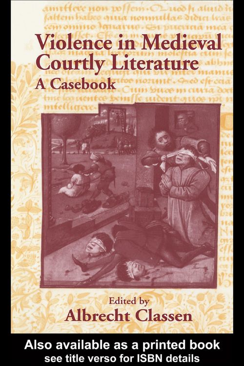 Produktbild: Violence in Medieval Courtly Literature