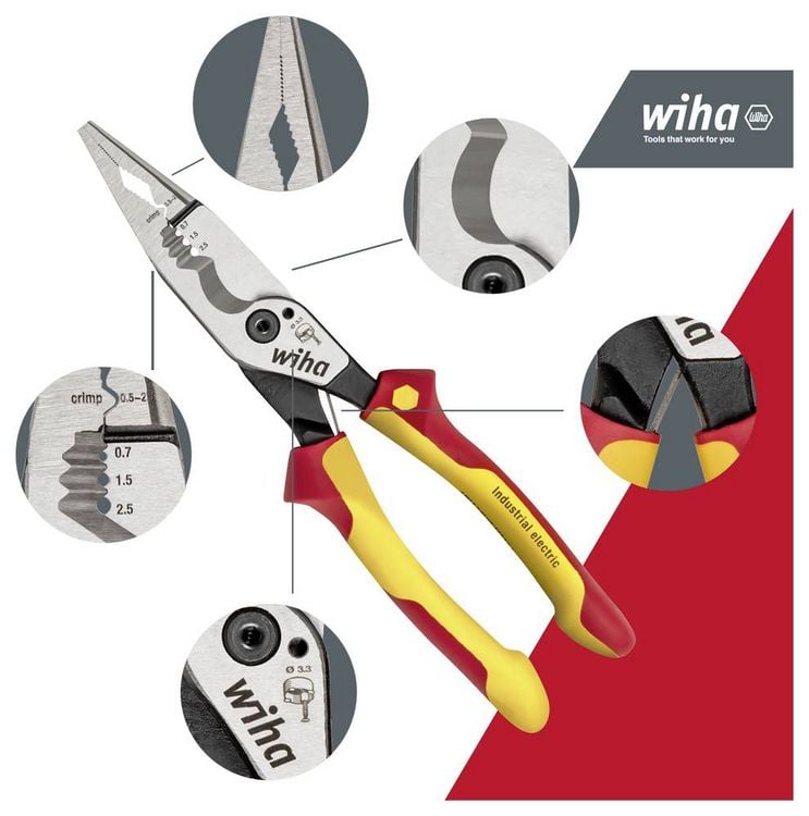 Produktbild: Wiha 45705 Universal Multifunktionszange 209mm