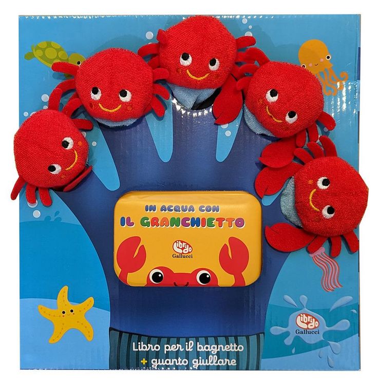 Produktbild: In acqua con il granchietto. Libro guanto