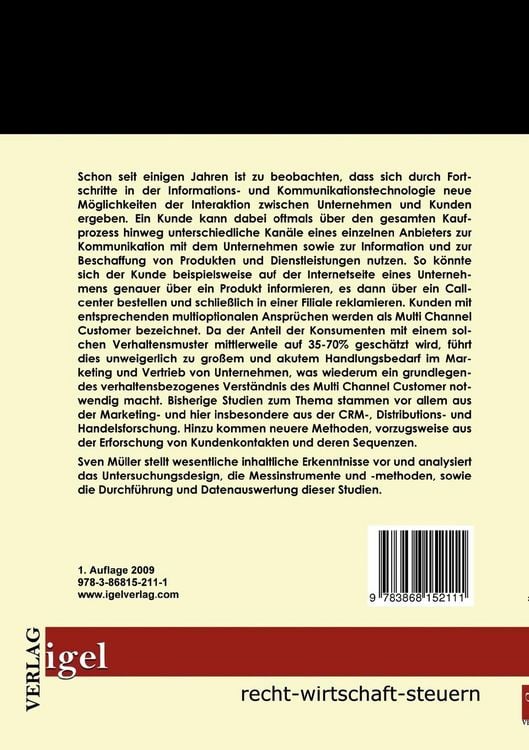 Produktbild: Der Multi Channel Customer als moderner Konsument - eine Einf&uuml;hrung zur Verbesserung der Interaktion zwischen Unternehmen und Kunden