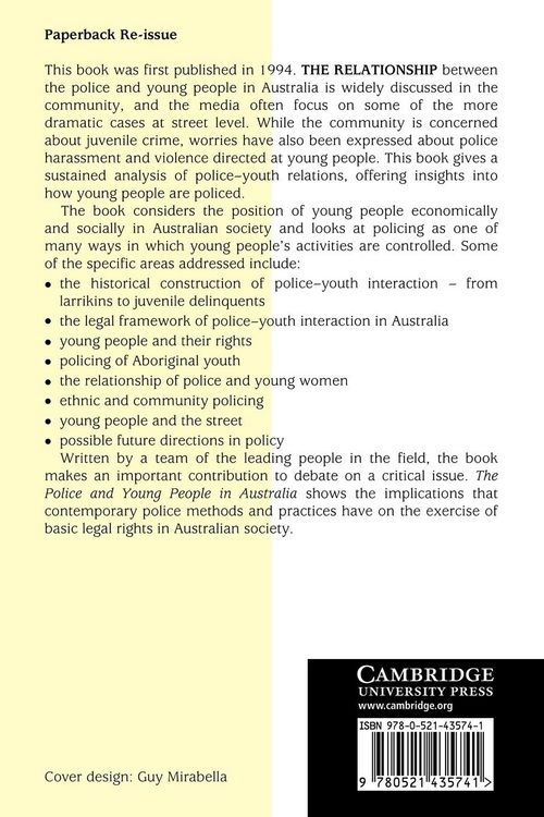 Produktbild: The Police and Young People in Australia