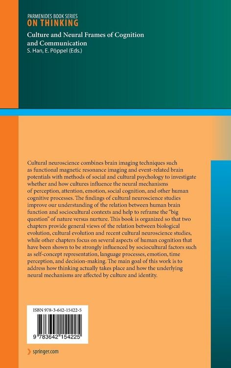 Produktbild: Culture and Neural Frames of Cognition and Communication