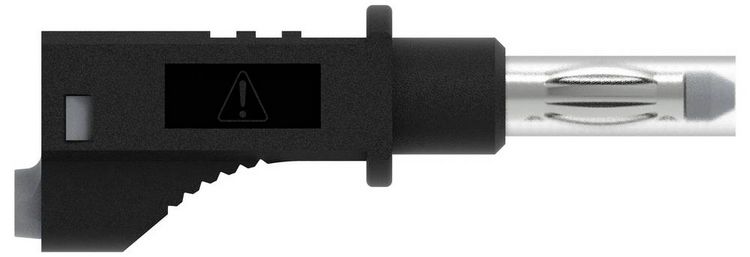 Produktbild: Electro PJP 2214/600V-CD1-50N Messleitung Bananenstecker 50cm Schwarz 1St.