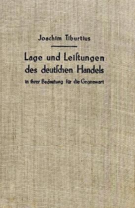 Produktbild: Lage und Leistungen des deutschen Handels
