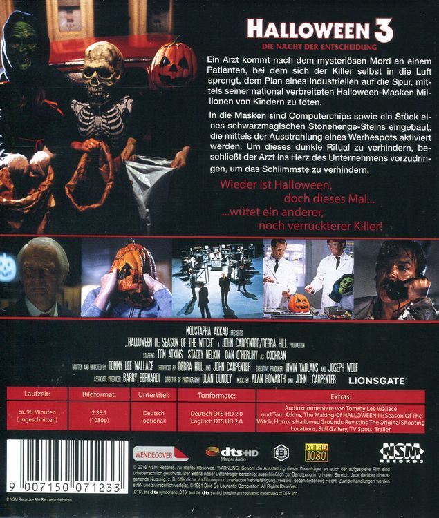 Produktbild: Halloween 3 - Uncut