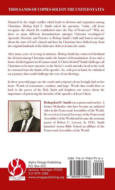 Produktbild: Apostolic Doctrine And Practice