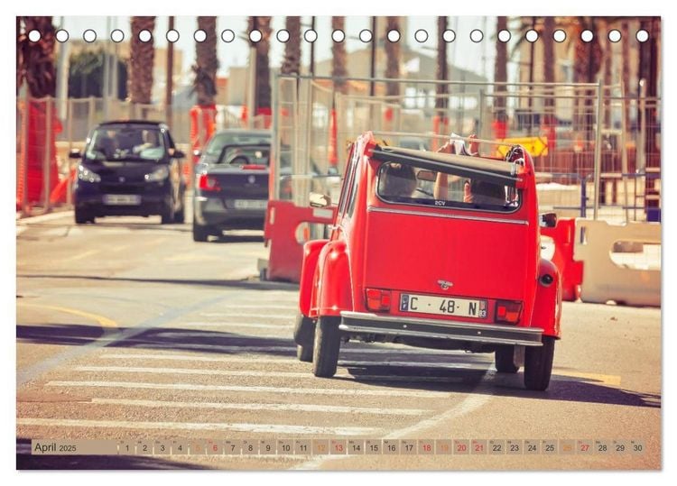 Produktbild: Die Legende - die Ente, Citro&euml;n 2CV (Tischkalender 2025 DIN A5 quer), CALVENDO Monatskalender