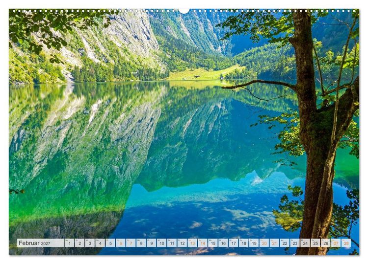 Produktbild: Berchtesgadener Land - Welt der Berge und Seen (Wandkalender 2027 DIN A2 quer), CALVENDO Monatskalender