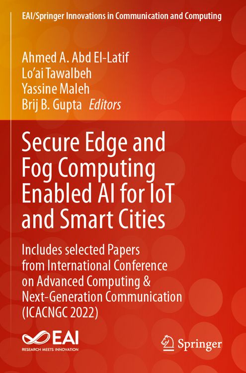Produktbild: Secure Edge and Fog Computing Enabled AI for IoT and Smart Cities