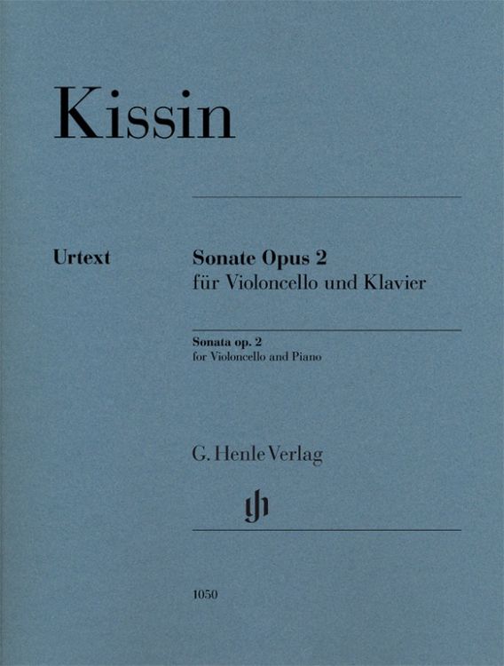 Produktbild: Evgeny Kissin - Violoncellosonate op. 2