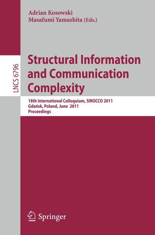 Produktbild: Structural Information and Communication Complexity